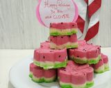 Foto langkah ke 11 dari resep Bolu Semangka.
