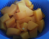 Foto del paso 1 de la receta: Paccheri rellenos de calabaza con salsa de granada
