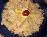 Foto del paso 2 de la receta: Arroz tibio con jardinera y mayonesa