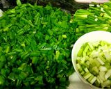 Hình bước làm 1 của món Tôm nõn rang thịt