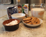 Foto del paso 1 de la receta: Crema de vainilla con cookies