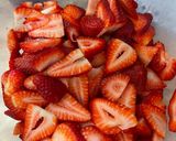 A picture of step 1 of Strawberries & Cream.