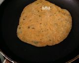 A picture of step 2 of Coriander mint and carrot Parathas with Chole.