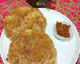 A picture of step 5 of Vermicelli Vegetable Pancake.