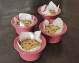 Foto del passaggio 6 della ricetta Muffin di piselli e orzo con pecorino e quartirolo