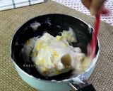 รูปขั้นตอนการทำที่ 4 ของ เค้กข้าวโพดแบบมีไส้ขนม