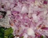 A picture of step 1 of Mutton kuzhambu.