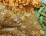 A picture of step 8 of Chunky Chicken Stew and Sweet Potato Mash. 💜.