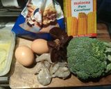 Foto langkah ke 1 dari resep Prawn Broccoli Mushroom 🍄🍄|| Baso Udang Brokoli.