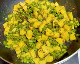 फ्रेंच-बीन्स आलू की सब्ज़ी(Franch beans aloo ki sabzi recipe in Hindi) रेसिपी चरण 4 फोटो