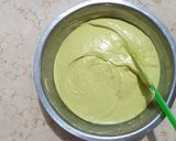 Foto langkah ke 5 dari resep Bolu tape pandan+step by step.