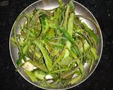 A picture of step 1 of Ridge gourd Sabji.