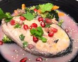 Foto do passo 5 de Salmão com legumes e molho de romã