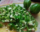 ढोबळी मिरची चा ठेचा (dhobli mirchi cha thecha recipe in marathi) रेसिपी स्टेप 1 फोटो 