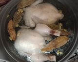 صورة لخطوة 2 من وصفة ملوخية ناشفة ورز على الطريقة الحلبية⁦ ☺️⁩