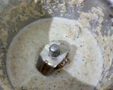 A picture of step 4 of Bengali Aloo Posto.