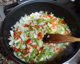Foto del paso 3 de la receta Copos de pastas con melva canutera cocida y parmesano