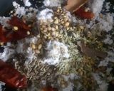 A picture of step 1 of Chettinad egg curry.