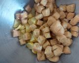 Foto langkah ke 1 dari resep Sambal kentang tahu hati ampela.
