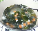 海帶芽味噌白芝麻粥(素)的食譜步驟2照片