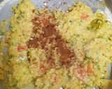 A picture of step 1 of Proso Millet Chilla.
