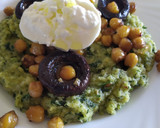 Foto del paso 5 de la receta: Polenta cremosa con champiñones y garbanzos horneados