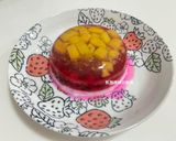 A picture of step 16 of Colorful Fruit Panna Cotta.
