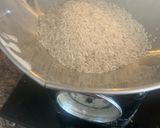 A picture of step 2 of Rice and Peas! (Beans).