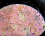 A picture of step 4 of Rose Milk Poha - Sharad Purnima Special - Indian Classic Festive Dessert.