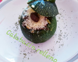 Foto del paso 8 de la receta: Calabacín relleno de bacon y setas