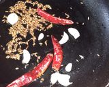 A picture of step 4 of Alsi podi.
