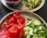 A picture of step 2 of Pomegranate Salad.