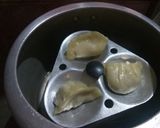 A picture of step 8 of Soybean Badi Momos.