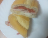 Foto del paso 3 de la receta: Bocadillo de lomo adobado, queso majorero y pimiento frito