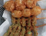 Foto langkah ke 4 dari resep Kushiage/kushikatsu (sate tusuk telur puyuh).
