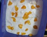 A picture of step 5 of Peach ice cream.