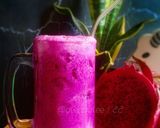 Gambar langkah 3 resipi Dragon Fruit Juice.