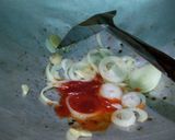 Foto langkah ke 4 dari resep Cumi goreng sambal mangga.