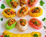 Colourful staff fryums (भुंगडा बटेका) रेसिपी चरण 6 फोटो