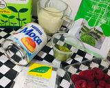 Foto del paso 1 de la receta: Mousse de Matcha con Leche de Soja y Frambuesas ! 🥄👍