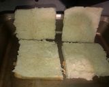 A picture of step 1 of Ham and Swiss sliders.