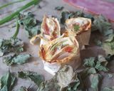 Foto langkah ke 4 dari resep Flammkuchen Rolle - Pastry Bacon and Cheese.