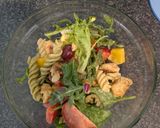 A picture of step 8 of Chicken and bacon pasta salad.