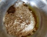 A picture of step 1 of Jeera Khakhra.