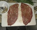 A picture of step 7 of Spiced Ginger Steak with Spring Onions and Potatoes.