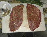 A picture of step 7 of Spiced Ginger Steak with Spring Onions and Potatoes.