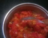 A picture of step 9 of Tomato Bhajia Katoori Chaat.