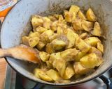 Une image de l'étape 14 de Duo de pommes de terre au lard et bouillon de sanglier.