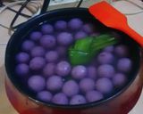 Foto langkah ke 3 dari resep Bubur Candil Ubi Ungu.