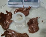 Foto langkah ke 6 dari resep Bolu Kukus Marmer Pandan Cokelat.